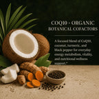 Green Organic Supplements CoQ10 Complex Ubiquinone - 90 Vegetarian Capsules - image 2