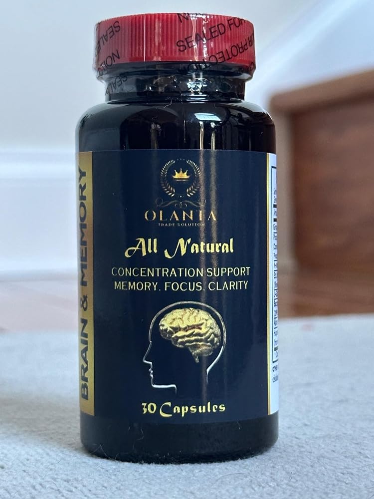 OLANTA TRADE SOLUTION Brain Memory Supplements - 60 Capsules