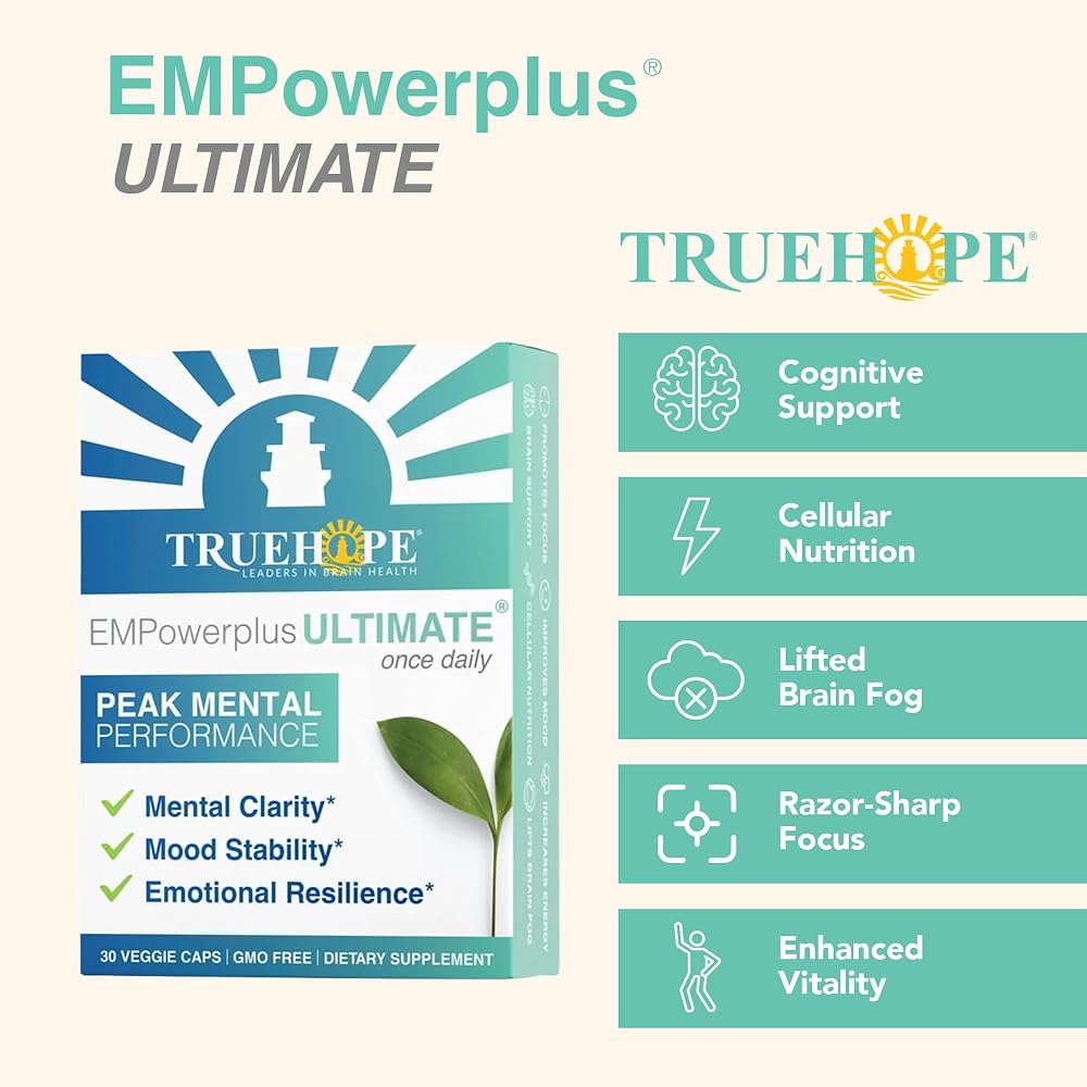 Truehope EMPowerplus Ultimate Brain & Focus Supplement - 30 Capsules - image 3