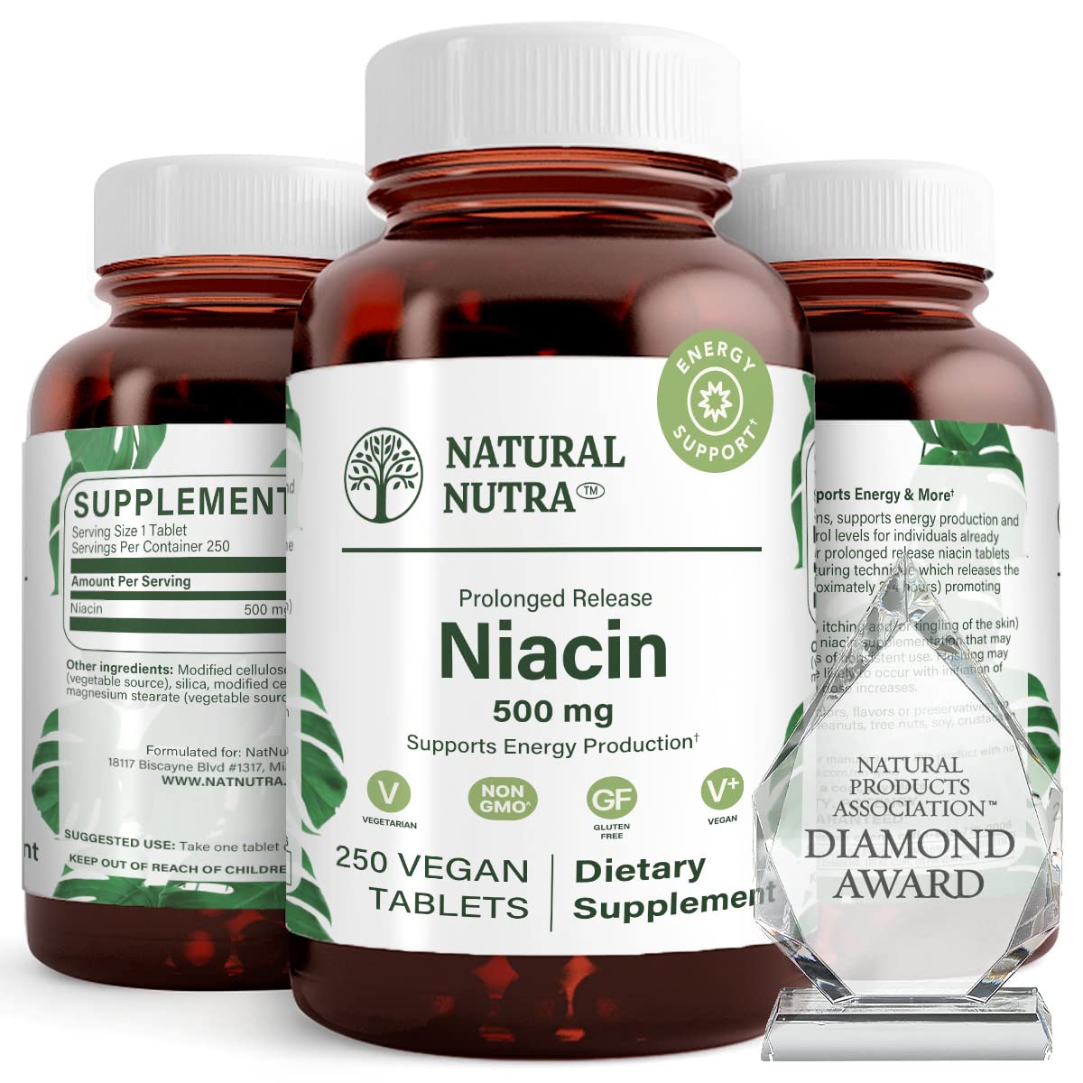 Natural Nutra Time-Release Slow Niacin 500mg Parent