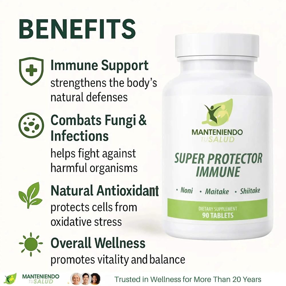 Manteniendo Tu Salud Super Protector Immune Support - 90 Tablets - image 3