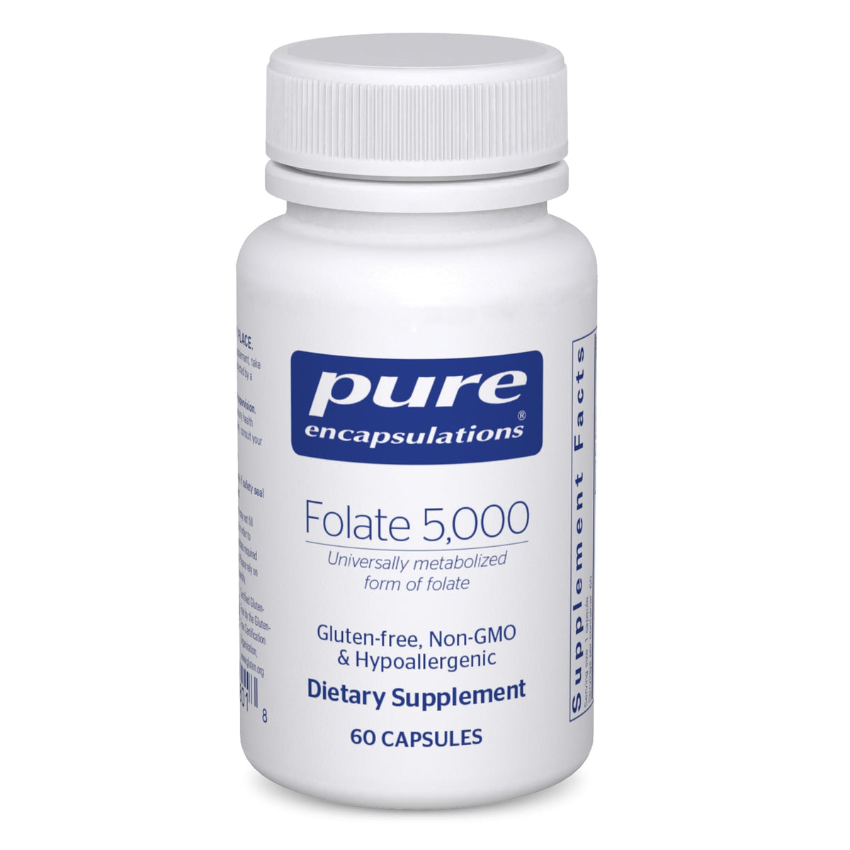 Pure Encapsulations Folate 5,000 - 60 Capsules
