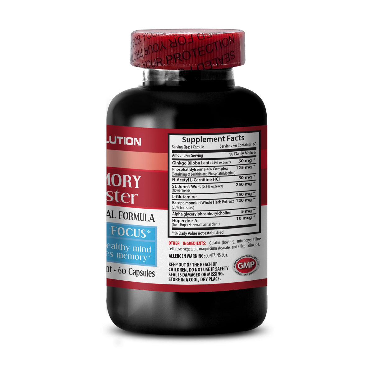 Health Solution Prime Ginkgo Biloba Extract Brain Memory Booster - 60 Capsules - image 3