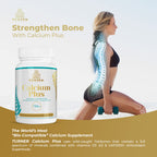 TURNER Calcium Plus with Magnesium, Vitamins K2 & D3 - 90 Capsules - image 3