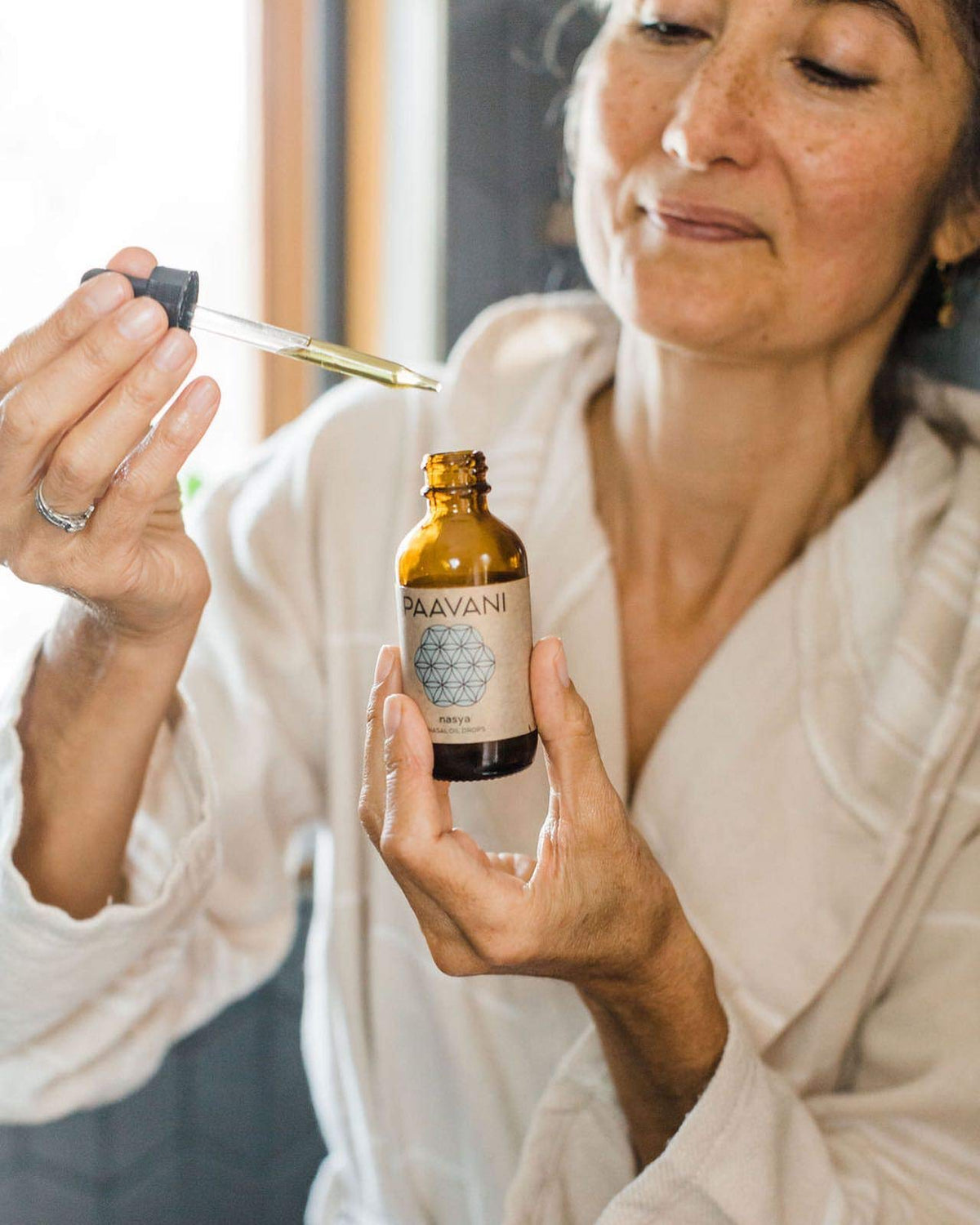 PAAVANI Ayurveda Nasya Oil Organic Herb-Infused Nasal Oil - 4 Fl Oz - image 3