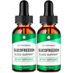 IDEAL PERFORMANCE Glucofreedom Drops Blood Formula Support - 2 Pack