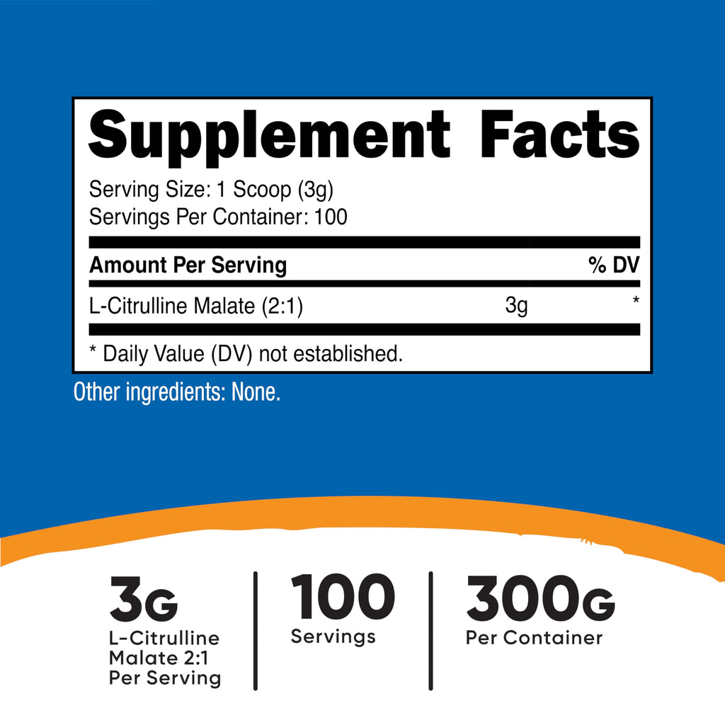Nutricost L-Citrulline Malate 2:1 Flavored