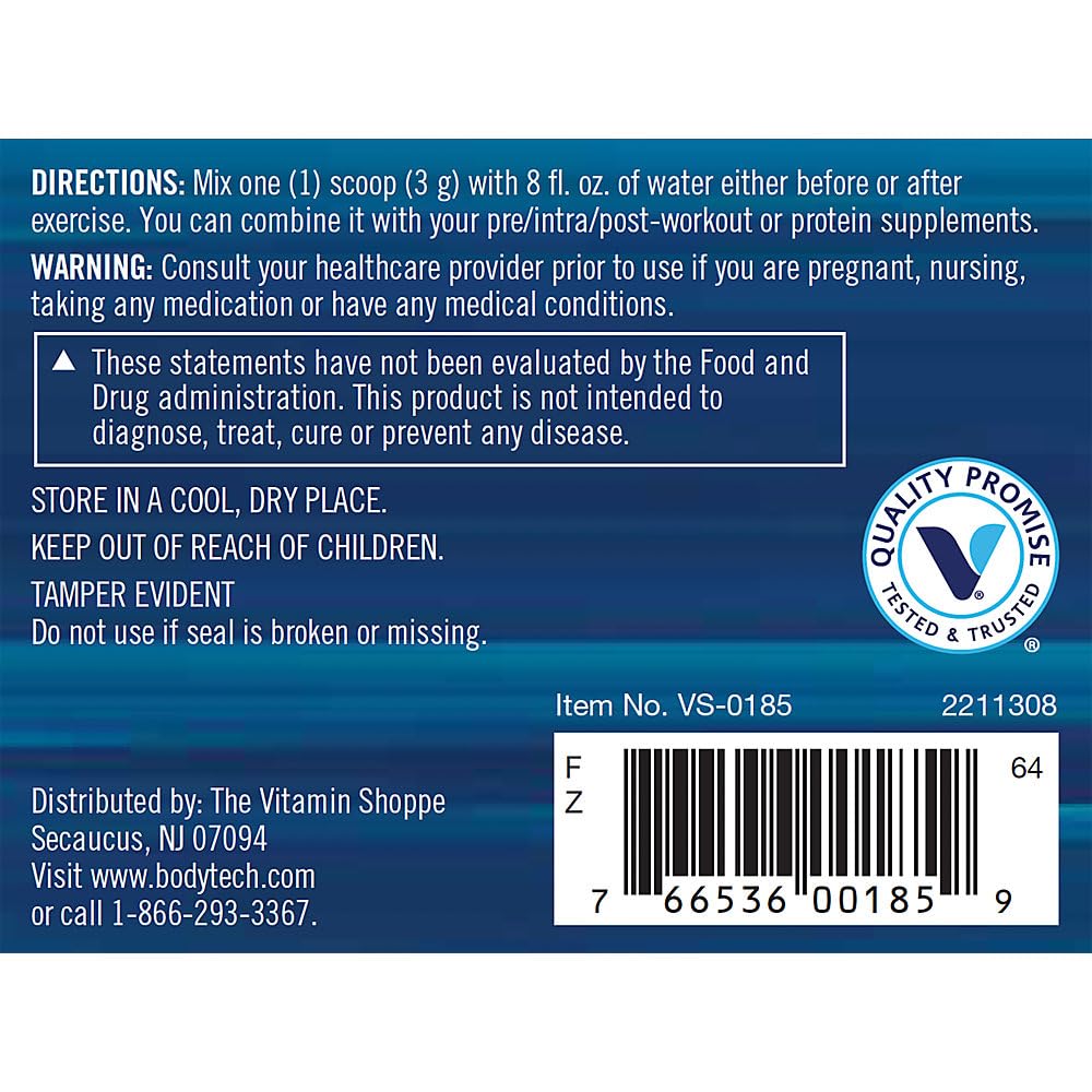BodyTech L-Arginine AKG 3000MG Powder - 60 Servings - image 3
