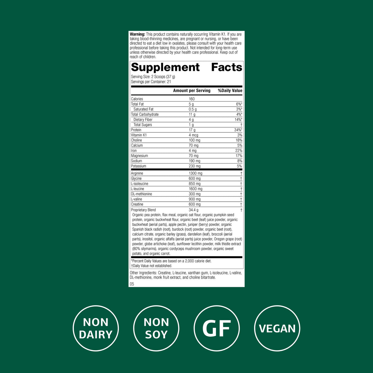 Standard Process SP Detox Balance Protein Powder - 28 oz - image 2