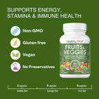 Healthy One Fruits & Veggies 27-in-1 Formula - 120 Capsules - image 3