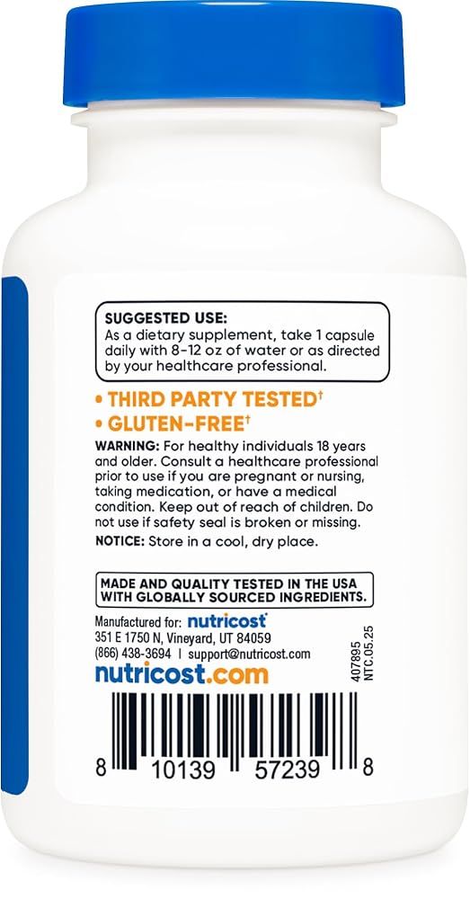 Nutricost Copper Glycinate Capsules - 120 Capsules - image 4
