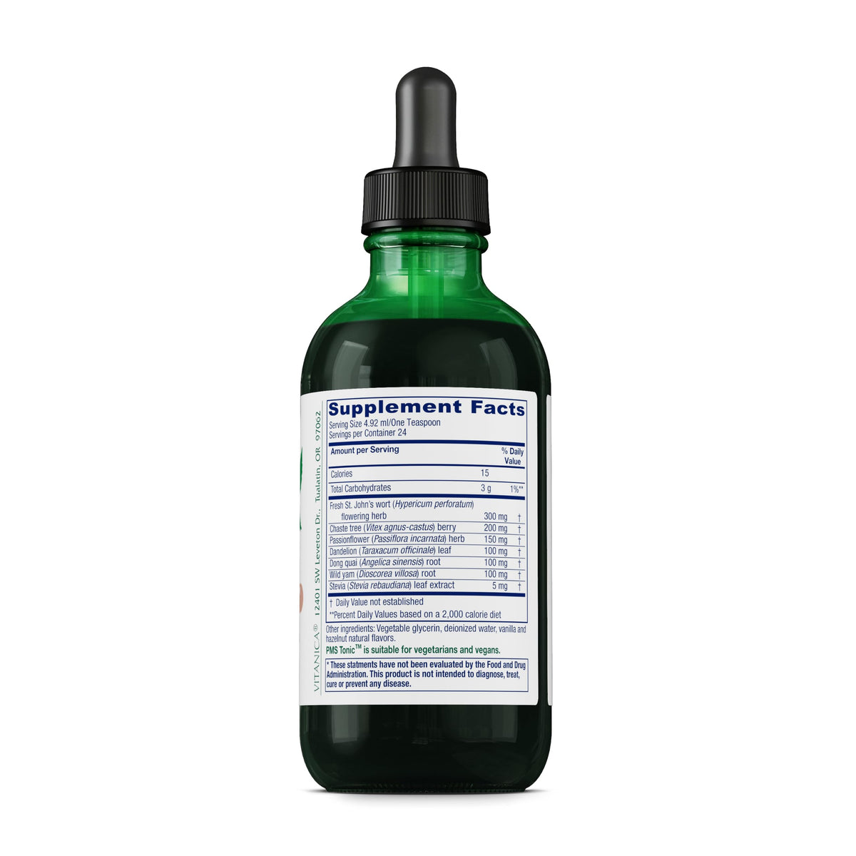 Vitanica PMS Tonic, Premenstrual Support, Vegan