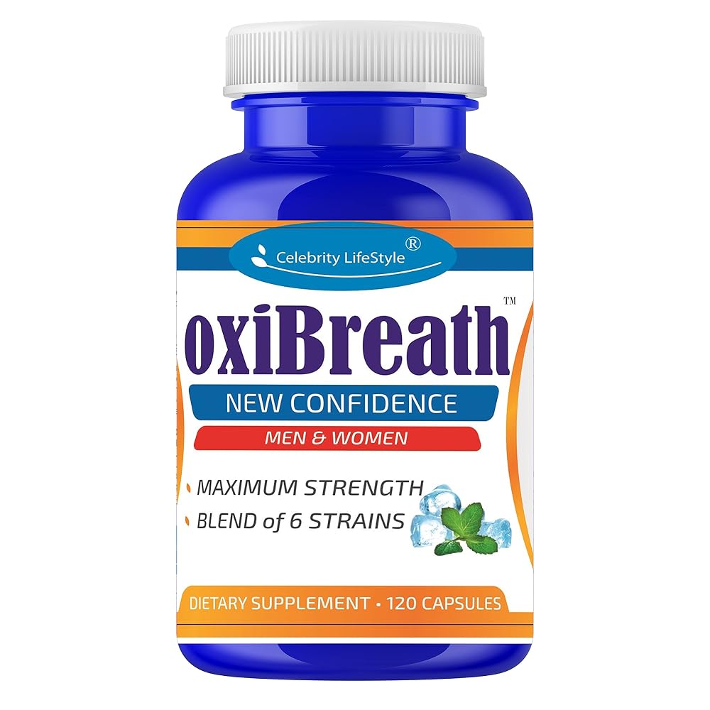 Oxi-Breath Oral Probiotics for Fresh Breath - 120 Capsules