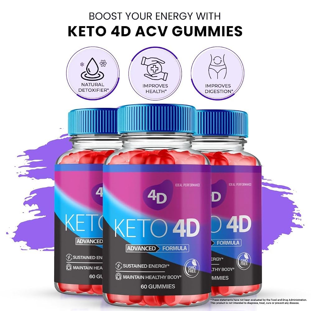 IDEAL PERFORMANCE Keto 4D ACV Gummies 1000mg - 300 Gummies - image 5