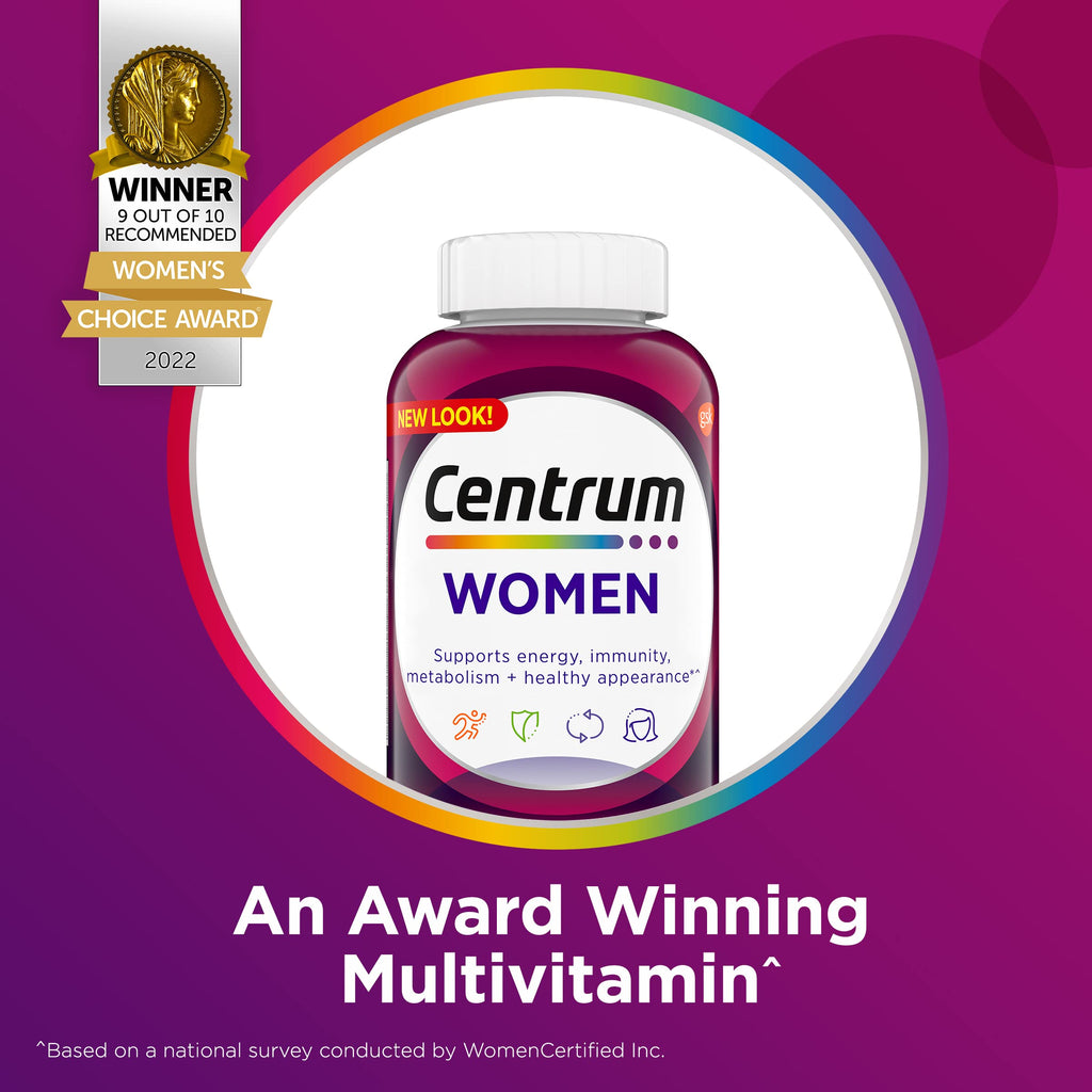 Centrum Multivitamin for Women with Iron - 250 Tablets - image 3