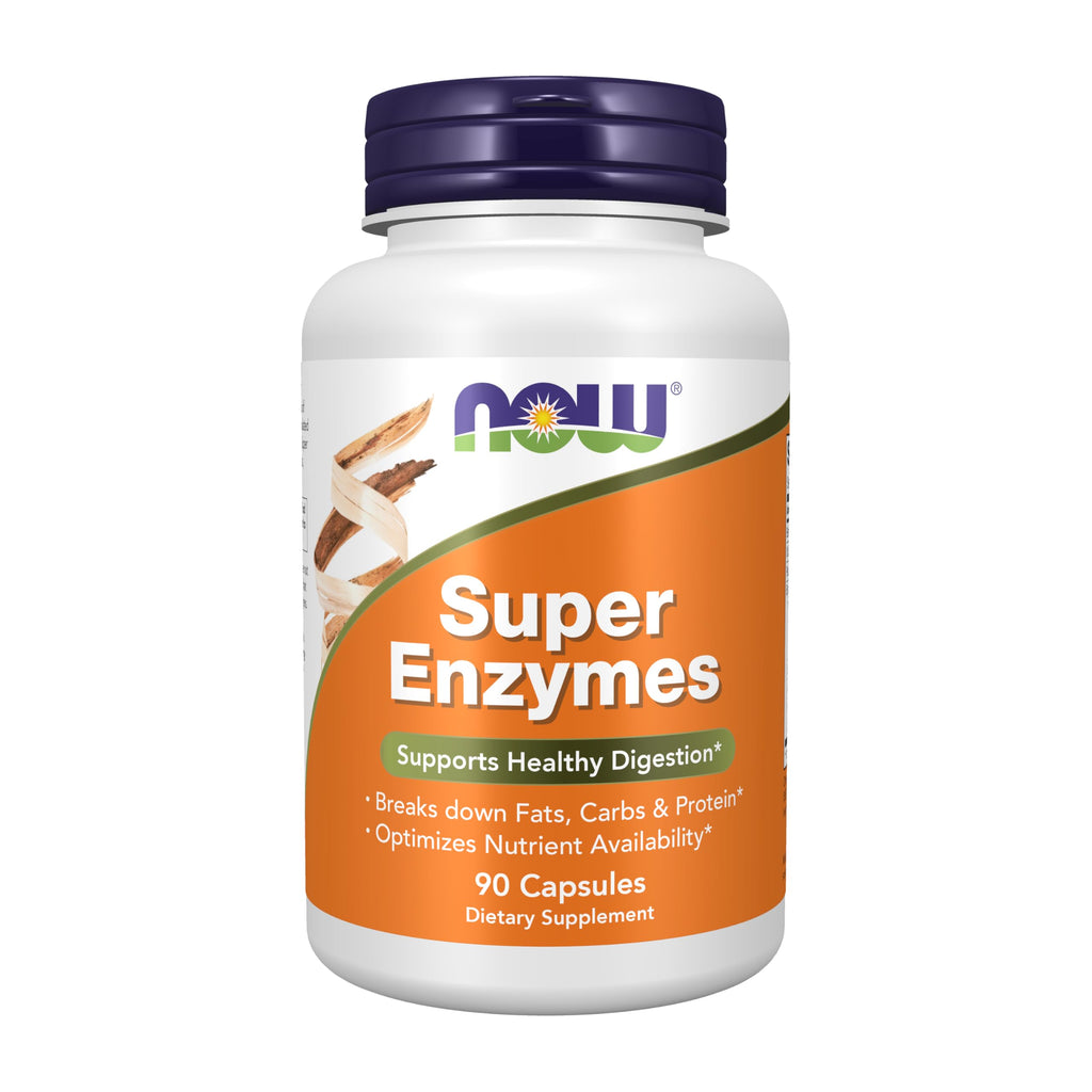 NOW Super Enzymes Bromelain Digestive Support - 90 Capsules