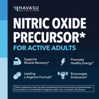 HAVASU NUTRITION L-Arginine Nitric Oxide Supplement Capsules