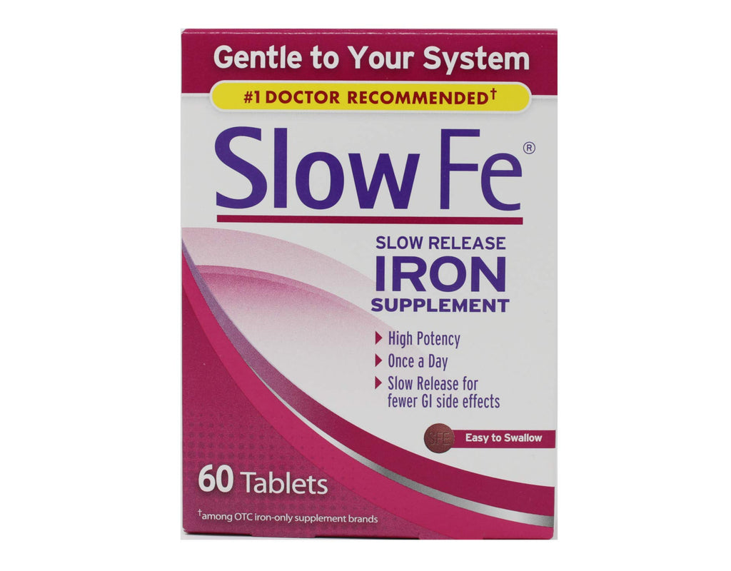 Slow Fe Slow Release Iron Supplement - 60 Tablets