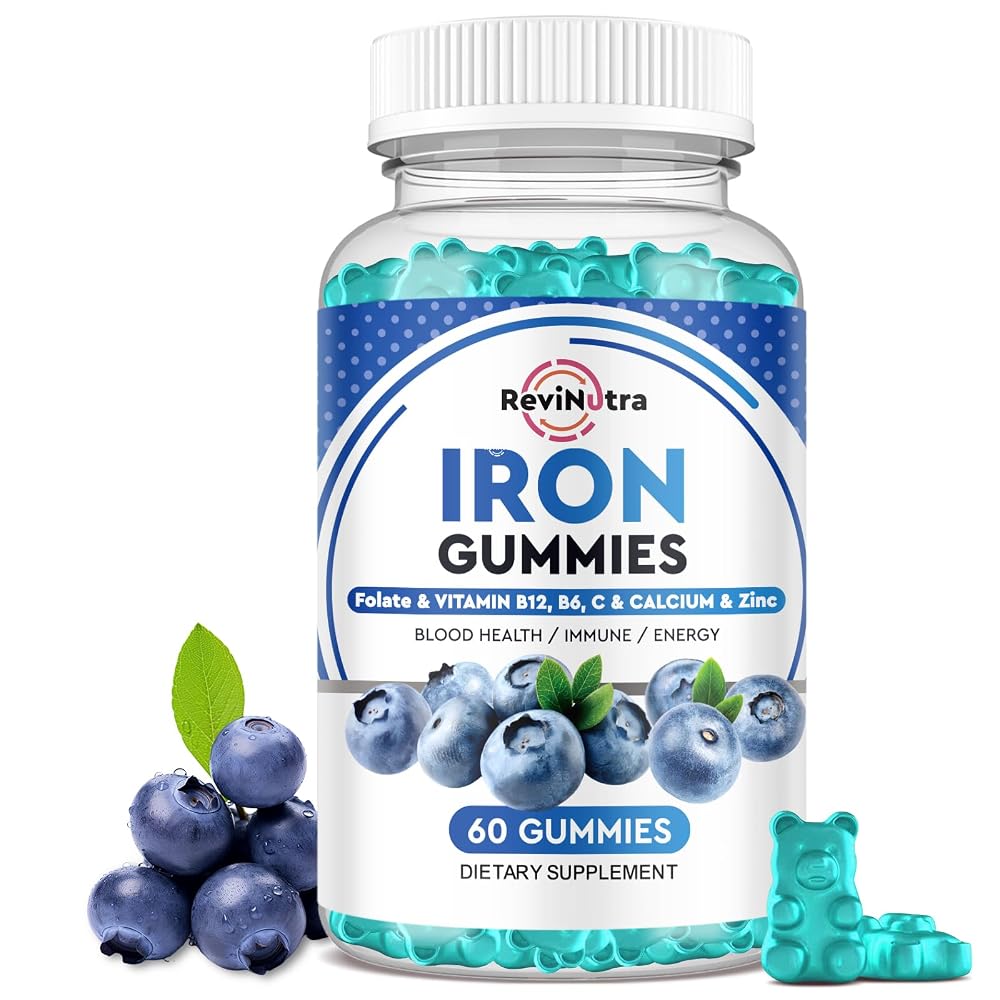 ReviNutra Iron Gummies,Iron Supplement for Women, Men & Kids-Futi-G1-1