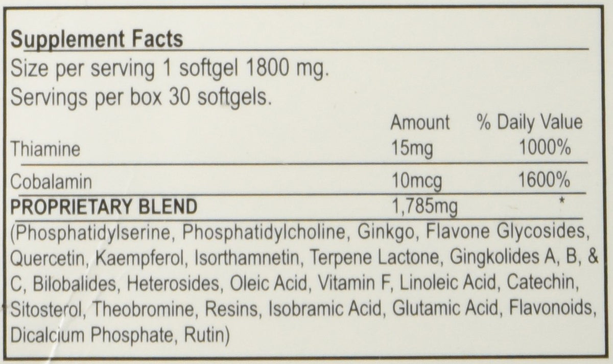The Smart Pill Brain Sharpener Phosphatidylserine - 30 Capsules - image 3