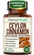 Vimerson Health Organic Ceylon Cinnamon Capsules - 60 Capsules
