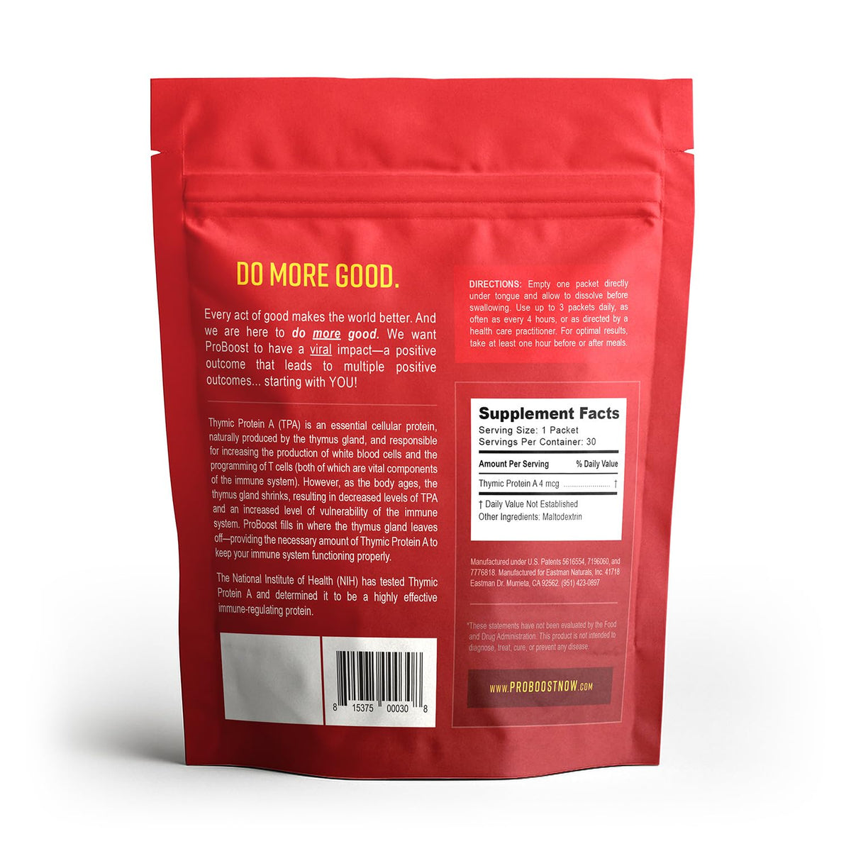 ProBoost Thymic Protein A Powder Immune Support - 30 Packets - image 5