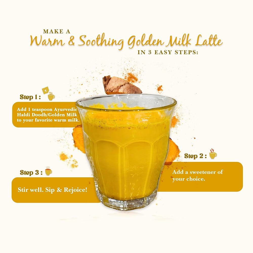 Mt. Meru Medicines Ayurvedic Golden Milk Turmeric Powder - 50g - image 4