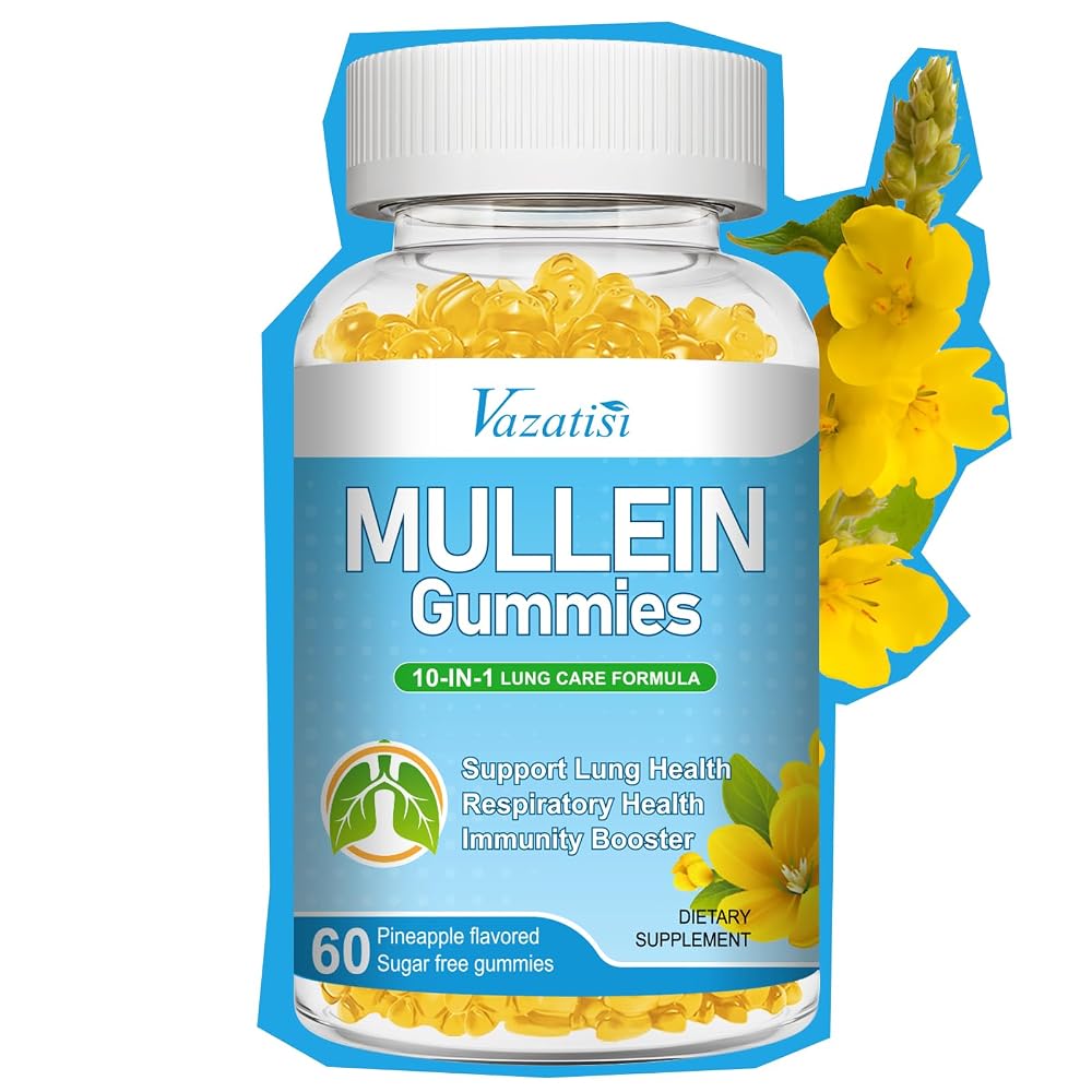 Vazatisi Sugar Free Mullein Gummies with Quercetin