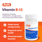 Rugby Vitamin B12 500 mcg Tablets - 100 Count - image 3