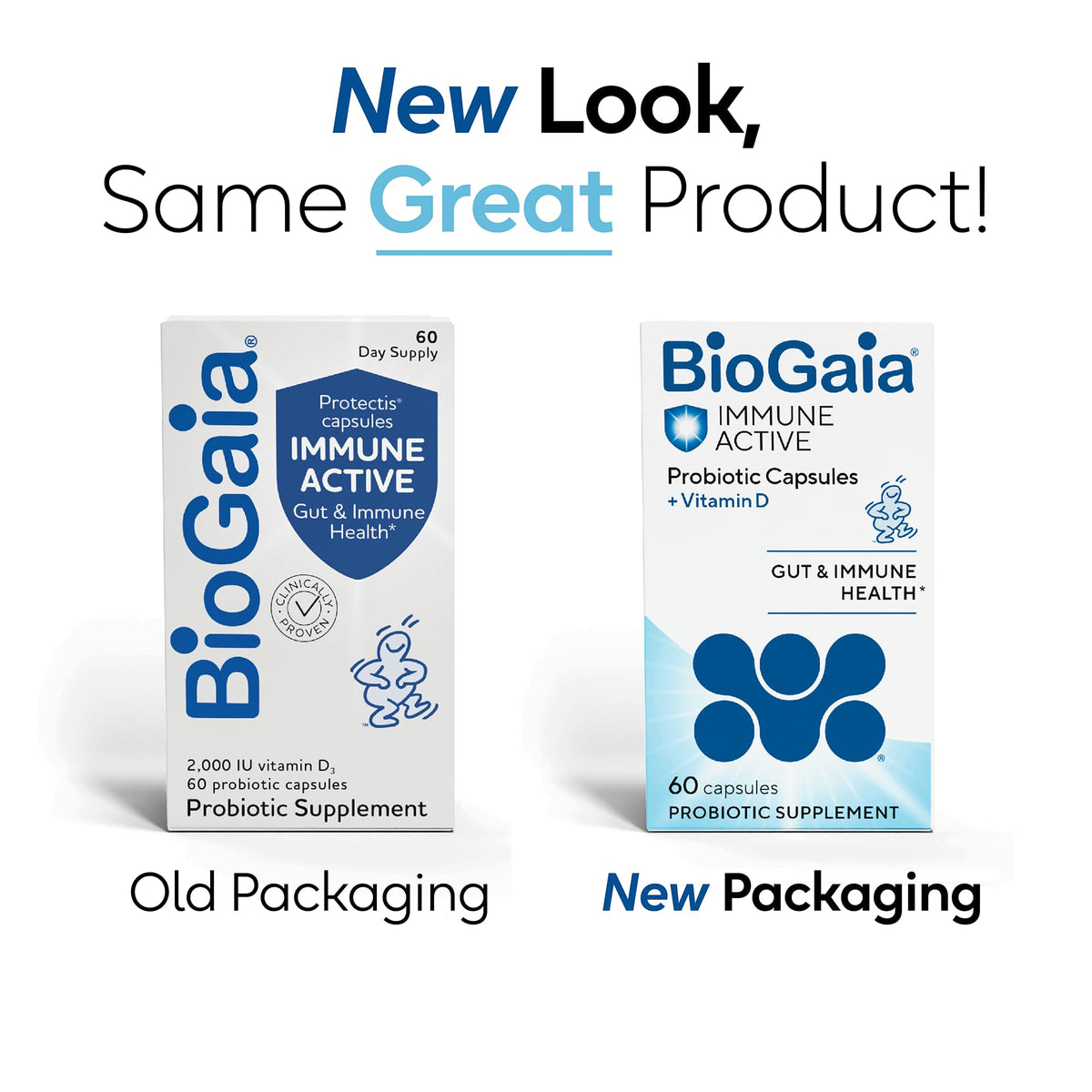 BioGaia Protectis Immune Active Probiotic with Vitamin D - 60 Capsules - image 2