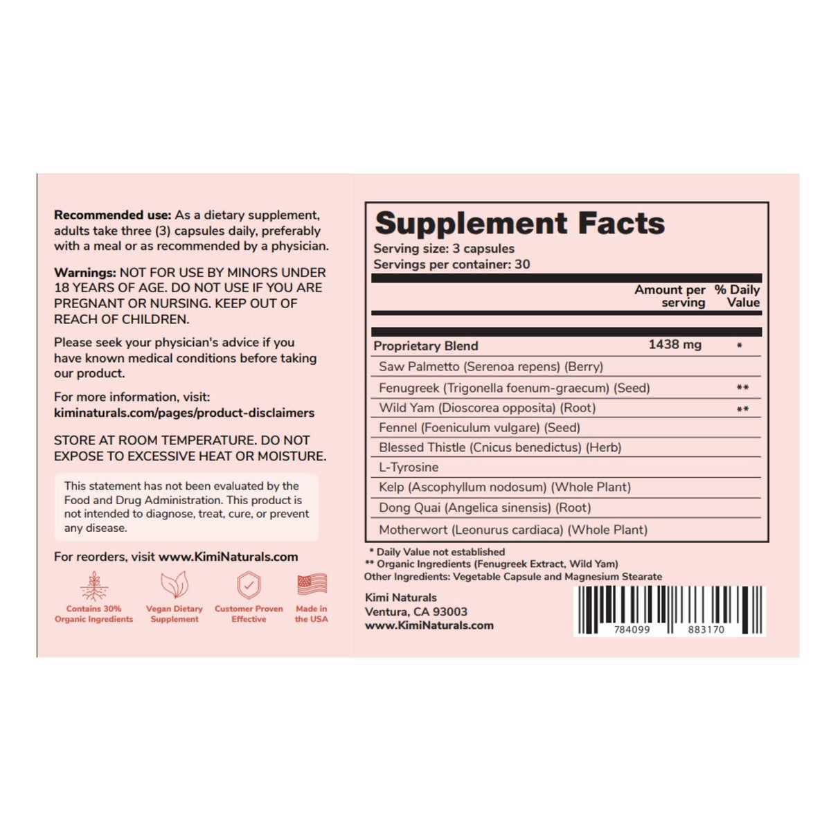 KIMI Naturals Breast Max Plus with Fenugreek - 90 Capsules - image 9