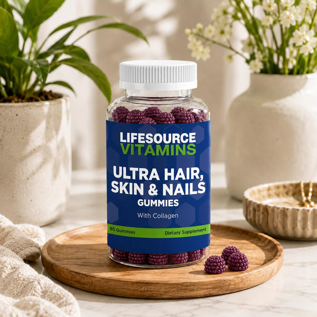 LifeSource Vitamins Ultra Hair, Skin & Nails with Collagen - 60 Gummies - image 4