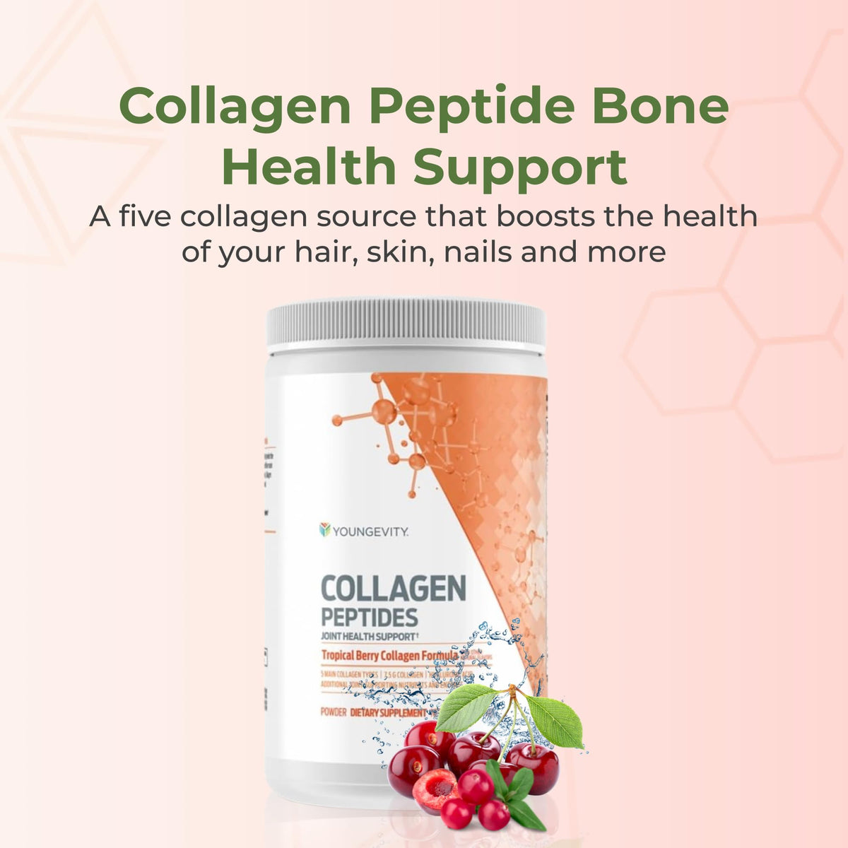 Youngevity Collagen Peptides Protein Powder with Vitamin C - image 2