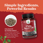 Natures Craft Chia Seed Oil Extract Omega 3-6-9 - 60 Capsules - image 3
