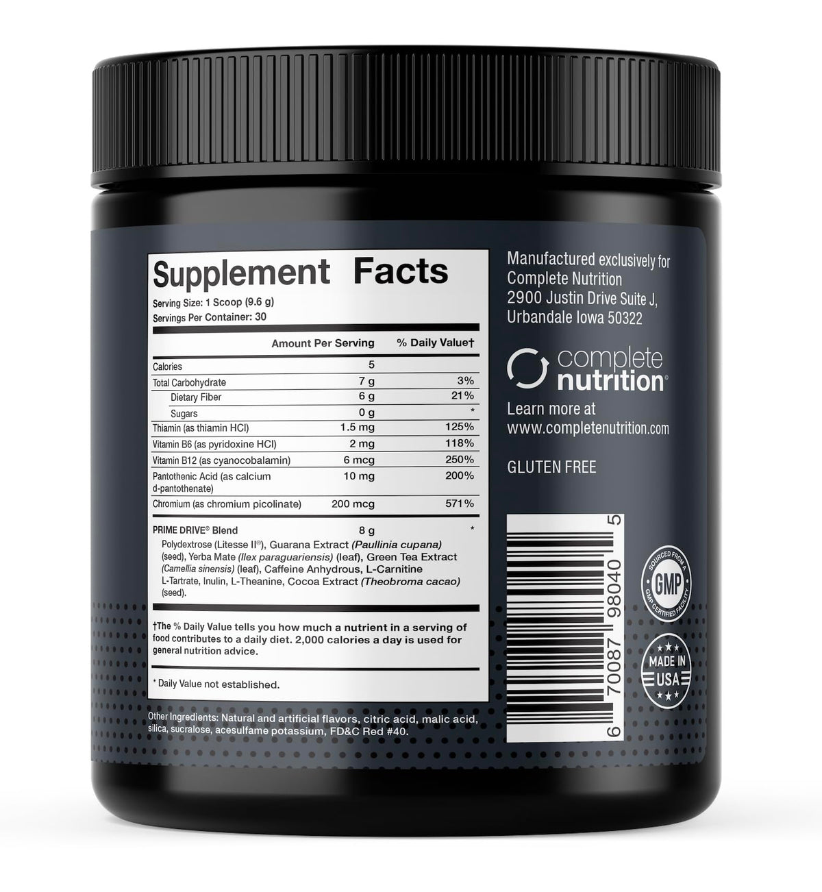 Complete Nutrition Prime Drive Energy Strawberry Melon Pre Workout Powder - image 4