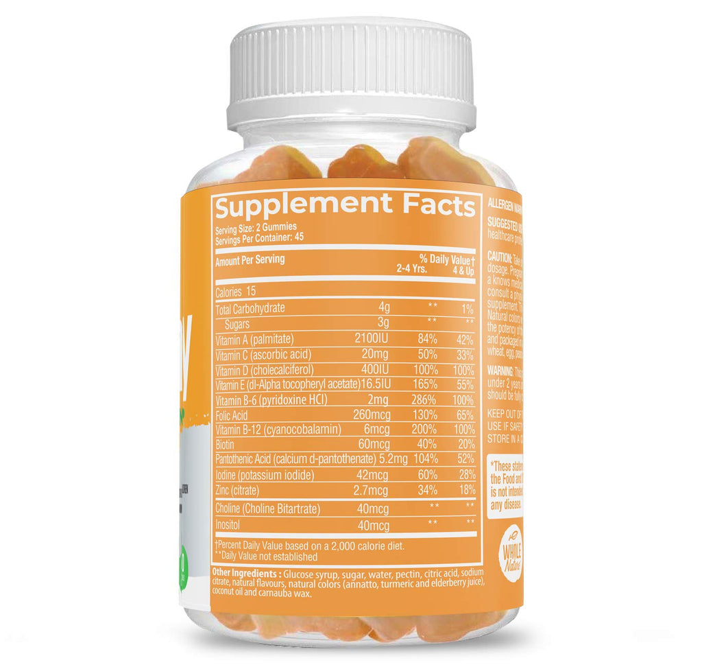 Whole Nature Kids Gummy Multivitamin - 90 Gummies - image 5