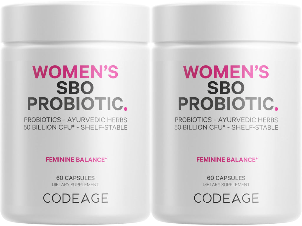 Codeage Women's Probiotics Supplement 50 Billion CFUs - 120 Capsules
