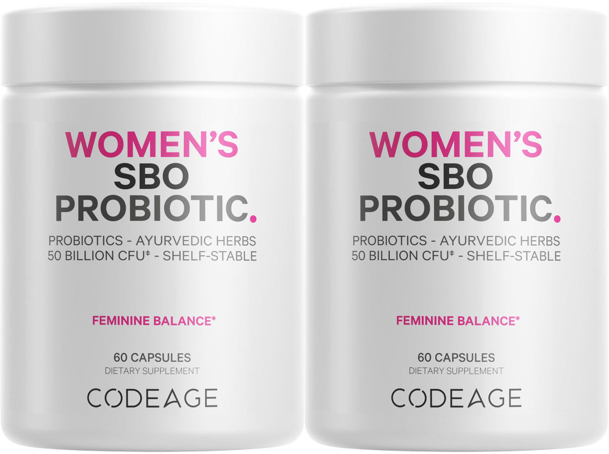 Codeage Women's Probiotics Supplement 50 Billion CFUs - 120 Capsules