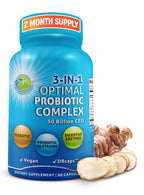 SUPPLEMENTS STUDIO Probiotic Prebiotic Digestive Enzymes 3-in-1 - 60 Capsules