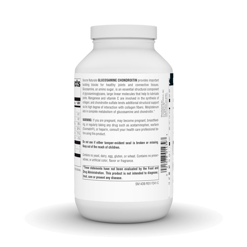 Source Naturals Glucosamine Chondroitin Extra Strength