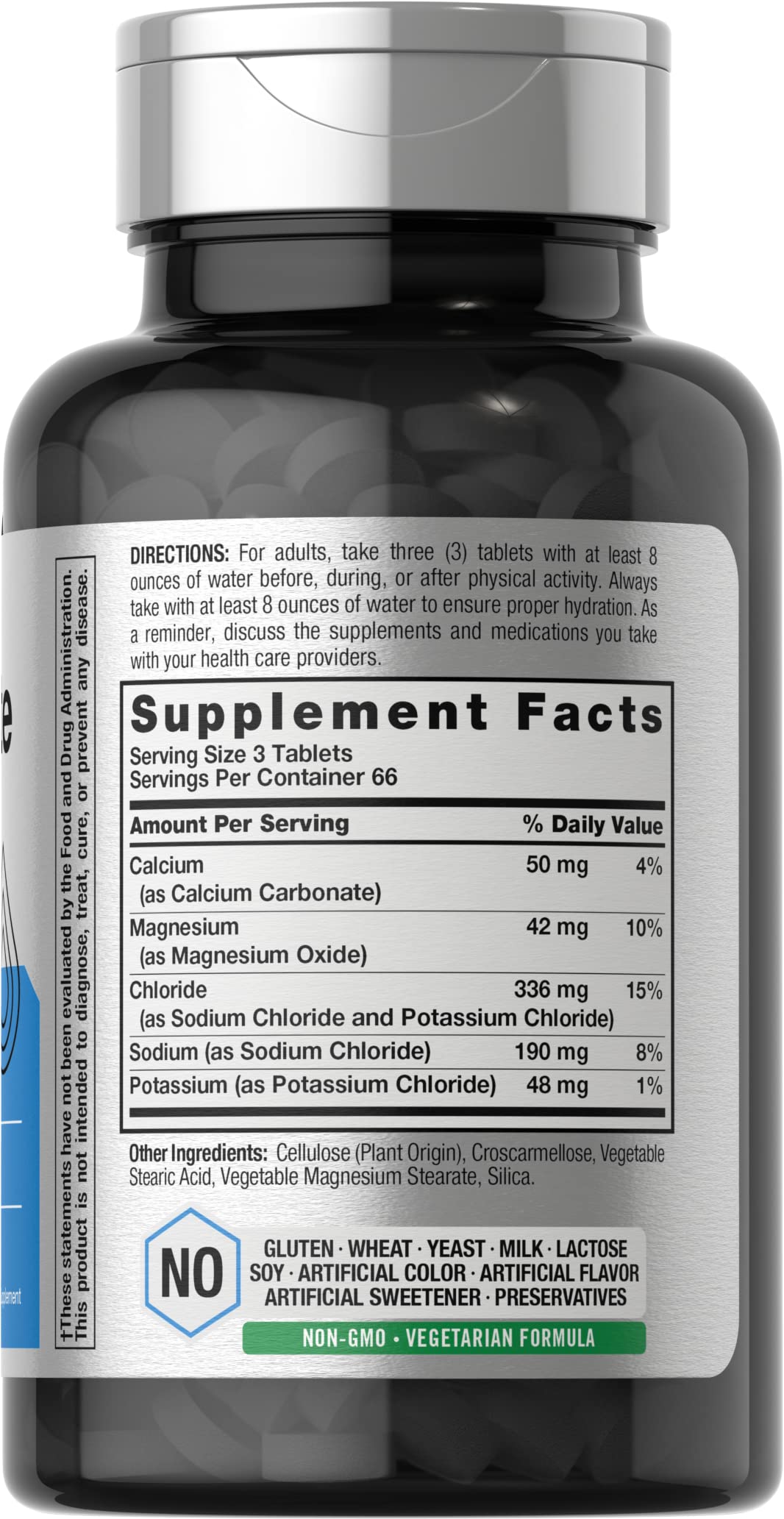 Horbäach Electrolyte Tablets for Hydration & Balance - 200 Count - image 2