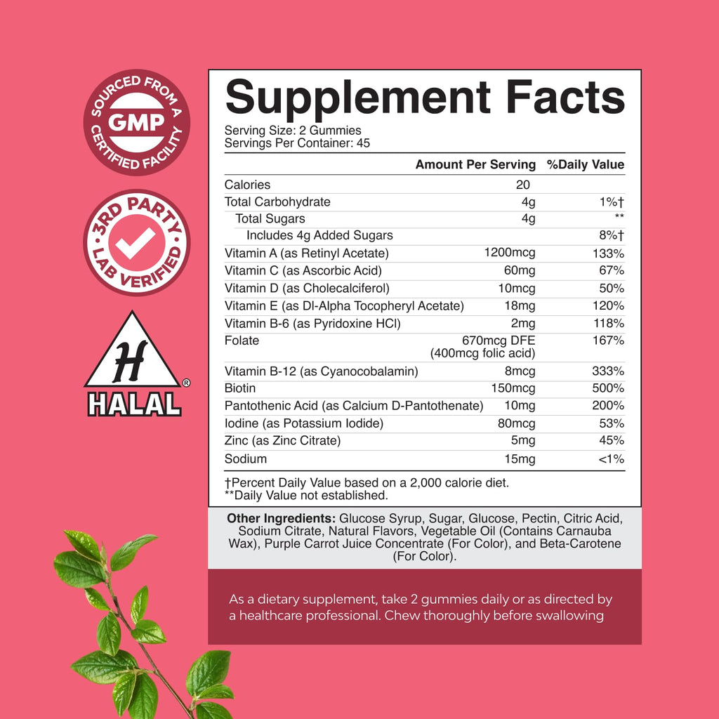 Natures Craft Delicious Daily Multivitamin for Women Gummies