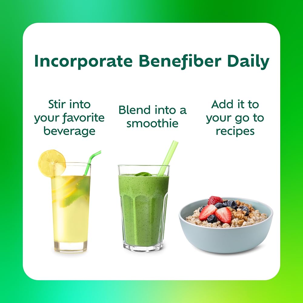 Benefiber Prebiotic Fiber + Supergreens Watermelon Lemonade - 8.8 oz - image 7