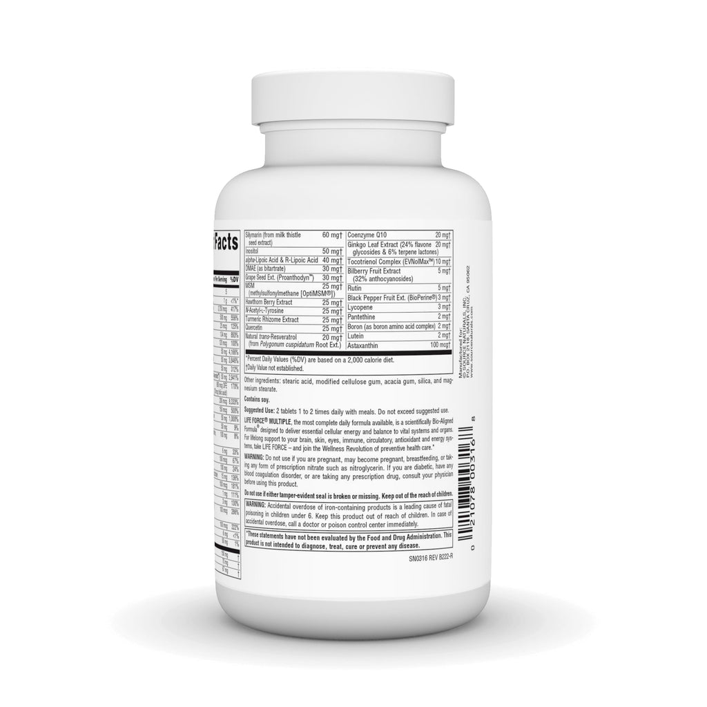 Source Naturals Life Force Multiple Tablets