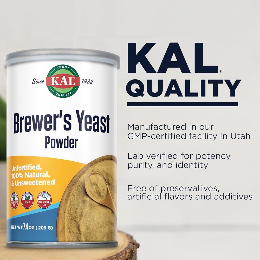 KAL Brewers Yeast Powder Unfortified - 7.4 oz - image 4