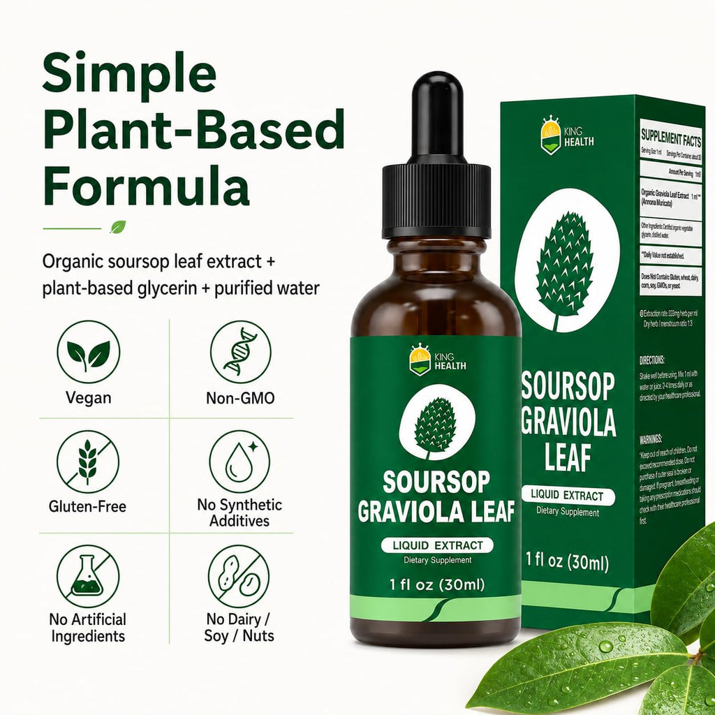 KingHealth Organic Soursop Leaves Extract Drops