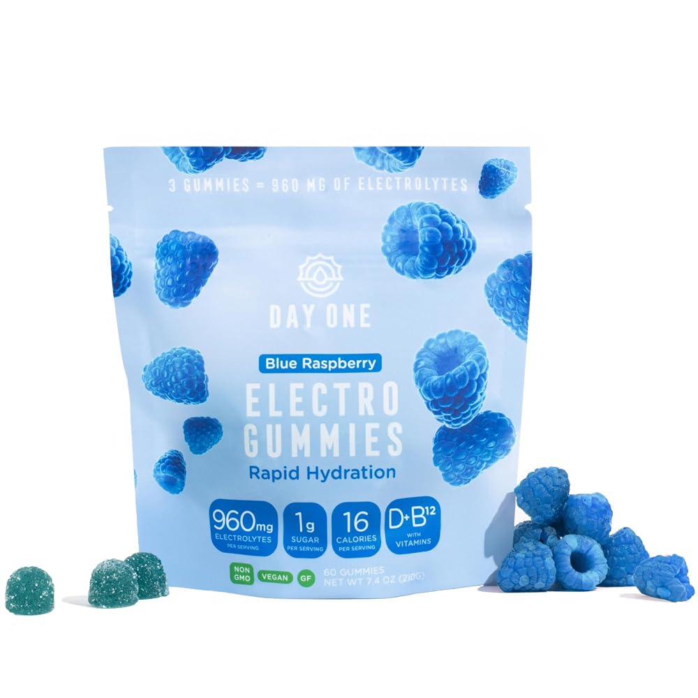 Day One Electrogummies - Electrolyte Gummies with 600mg of 6