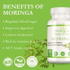 Simple Life Nutrition Organic Moringa Powder Capsules - 120 Count - image 6
