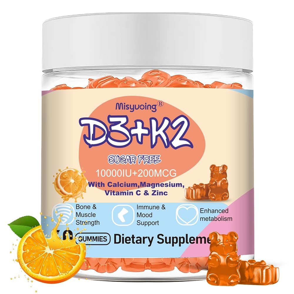 Misyvoing Vitamin D3 K2 Sugar-Free Gummies