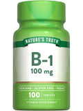 Nature's Truth Vitamin B1 100mg Thiamine - 100 Tablets
